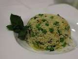 Couscous vert aux petits pois