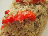 Crumble de tomates au quinoa vs crumble de tomates au parmesan