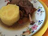 Cuisse de canard au vin