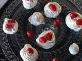 Mini pavlova aux fraises