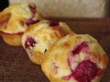 Muffins aux framboises