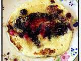 Pancakes myrtilles & cassis (de Jules)