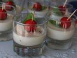 Panna cotta au chèvre et thym