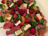 Salade tomates & fraises