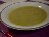 Soupe de courgettes au chèvre #seremettredesesemotions1