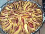 Tarte aux nectarines et aux amandes