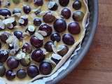 Tarte raisins & amandes