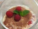 Tiramisu aux fruits rouges