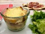 On transforme les restes de raclette en verrine