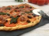 Tarte fine aux allures de pizza ♨