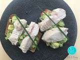 Tartine de poulet et avocat ♨