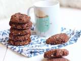 Cookies double chocolat et noix de coco