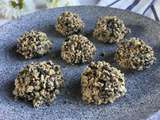 Energy balls tahini et pépites de chocolat