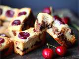 Financier cerises amandes coeur coulant par Amel