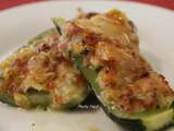 Courgettes farcies au Jambon et au Comté