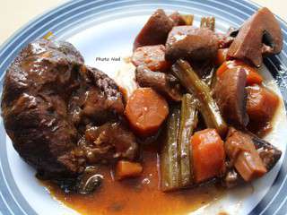 Jarret de boeuf, Sauce au vin (Cookeo ou pas)