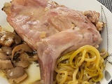 Lapin aux Spaghetti de courgette