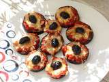 Mini-Pizzas d'aubergine