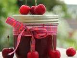 Confiture de cerises du jardin