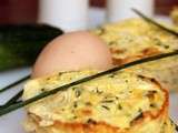 Fritatta trio de courgettes