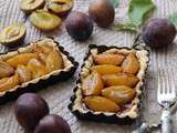 Tartelettes  prunes et amandes