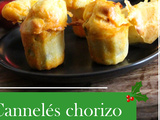 Cannelés Apéritifs au Chorizo et Olives : Une Explosion de Saveurs