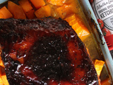 Carré de porc rôti au ketchup poivre et butternut : la recette gourmande et facile au four