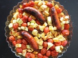 Chorizo rôti aux légumes d’été : une recette express et savoureuse