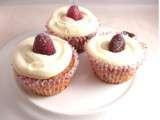 Cupcakes framboise et chocolat blanc