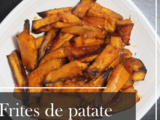 Frites de patate douces au four