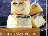 Gâteau au skyr et aux pépites de chocolat