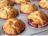 Muffins à la banane et au chocolat