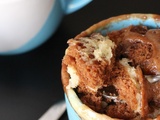 Mug cake marbré choco-café