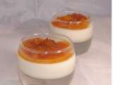 Panna cotta  vanillée à l'abricot