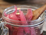 Pickles d'oignons rouges