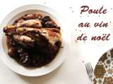 Poule au vin pour Noël