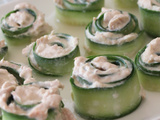 Roulés de concombre au thon : une idée fraîche pour l'apéritif