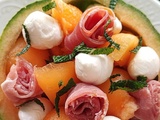 Salade estivale au melon