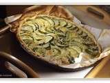 Tarte chèvre-courgettes