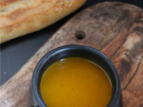 Velouté de potimarron aux marrons et lentilles corail : recette simple et maison
