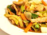 Wok au poulet