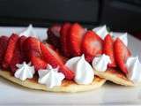 Pancakes Fraises et Chantilly au gingembre