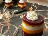 Duo courge & betterave, mousse de carré frais et petite chantilly