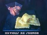 Raviolis au saumon