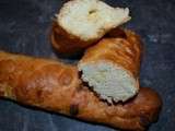 Baguette viennoise au chocolat blanc