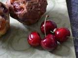 Muffin aux cerises