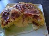 Quiche tatin jambon sec fromage