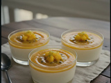 Panna Cotta Coco et Coulis de Fruits Exotiques