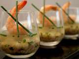 Verrine fraîcheur aux crevettes