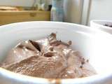 Crème glacé au chocolat sans cuisson